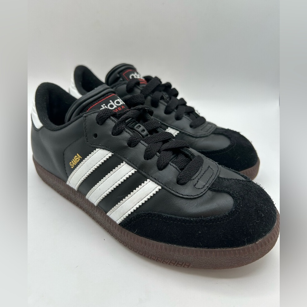 NEW Adidas Samba OG Mens size 4.5 Classic Black Suede Leather soccer sneakers - Picture 3 of 13